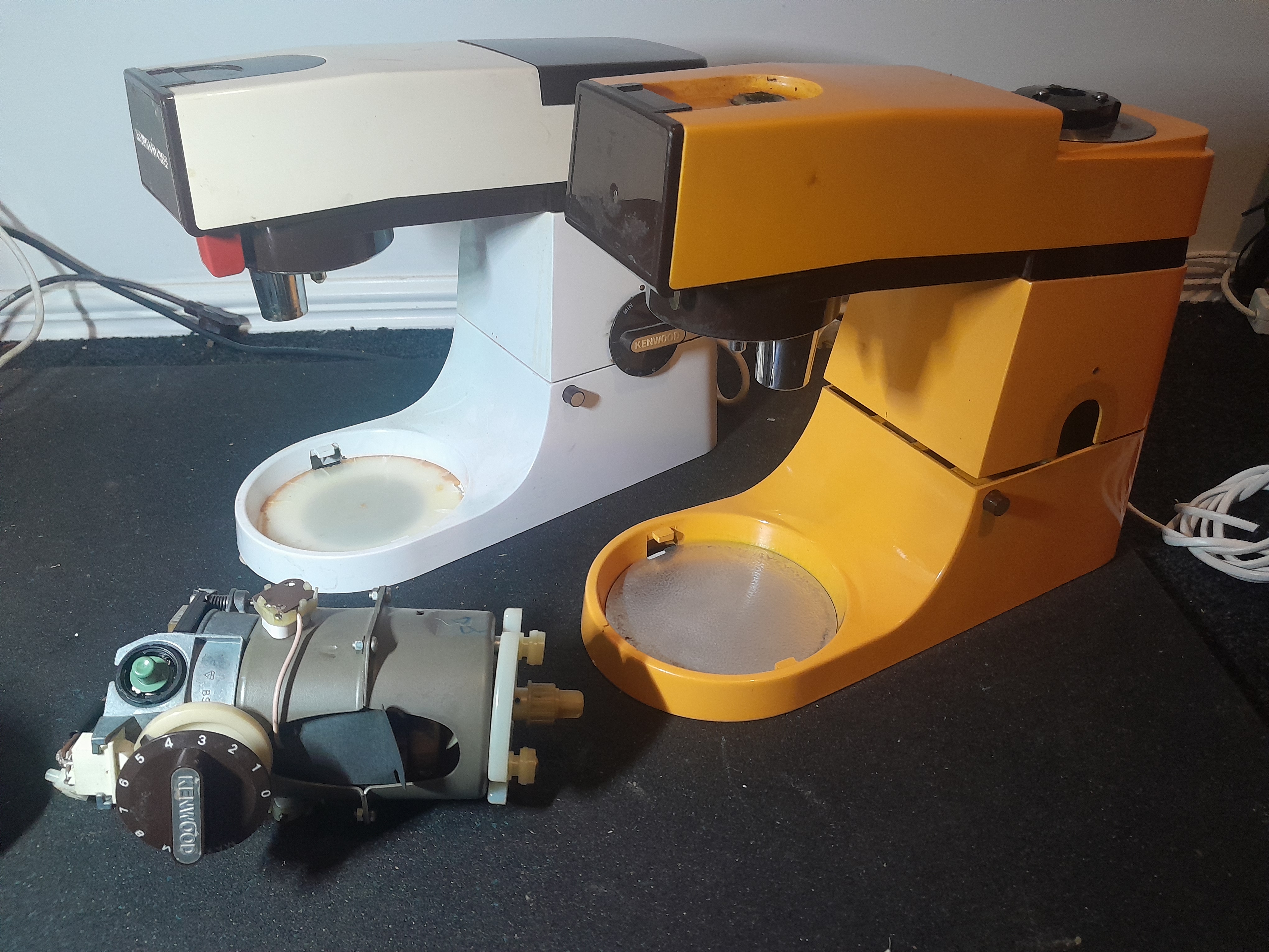 Kenwood Chef mixers with motor assembly - equipment we service